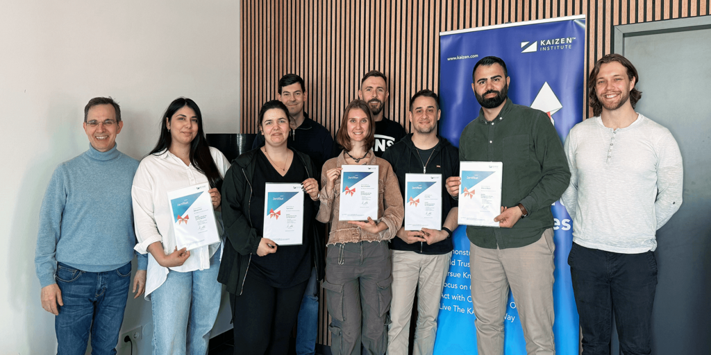 Auszeichnung für exzellente Leistungen im Lean Management durch Kaizen Institute