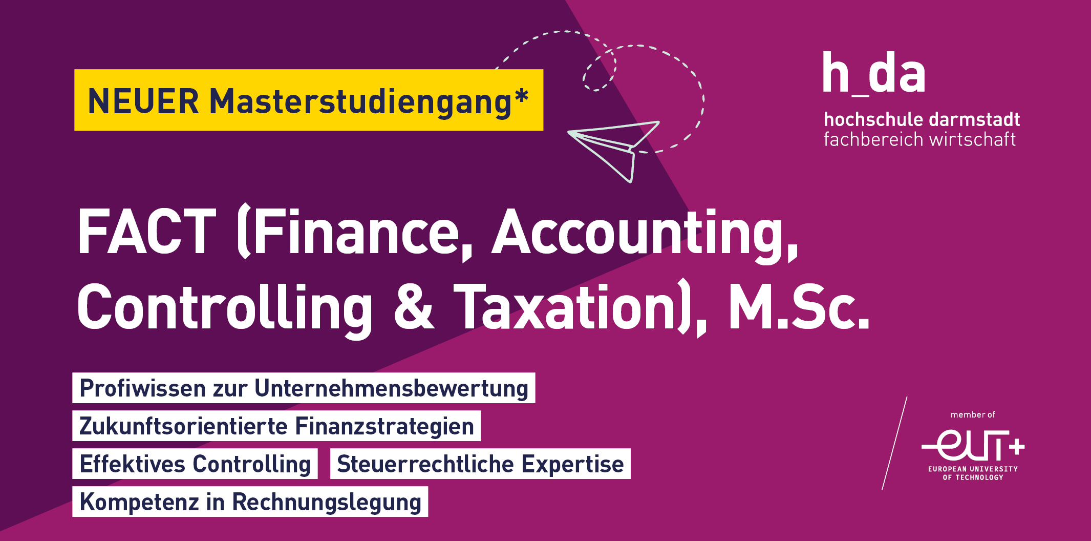 Finance, Accounting, Controlling & Taxation (FACT)