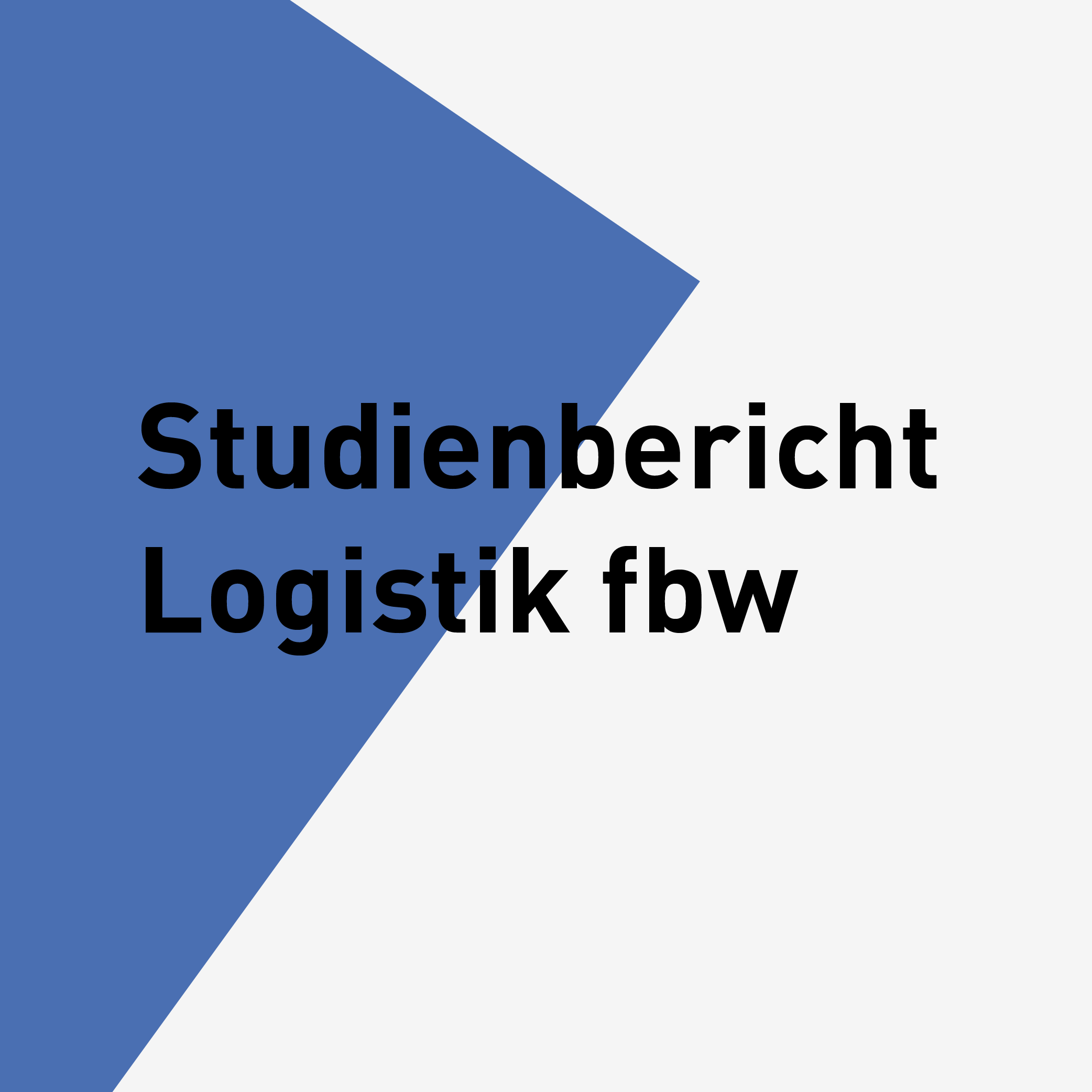 Studienbroschüre Logistik 2026