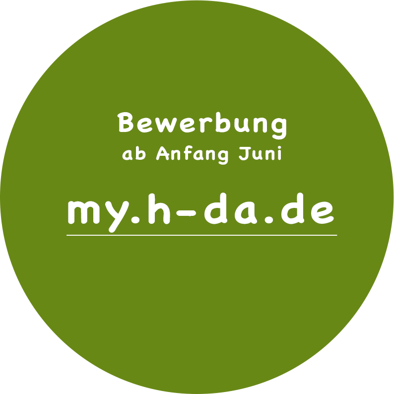 Bewerbung über my.h-da.de
