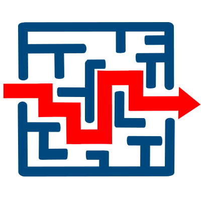 Labyrinth mit Link auf Studieninteressierte Logistik Management B.Sc.