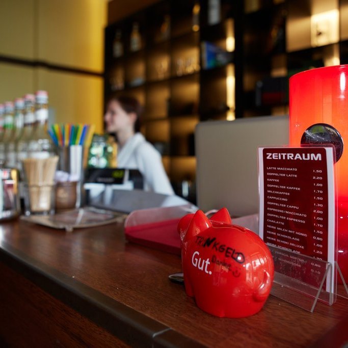 Innenansicht Café Zeitraum, Campus Dieburg