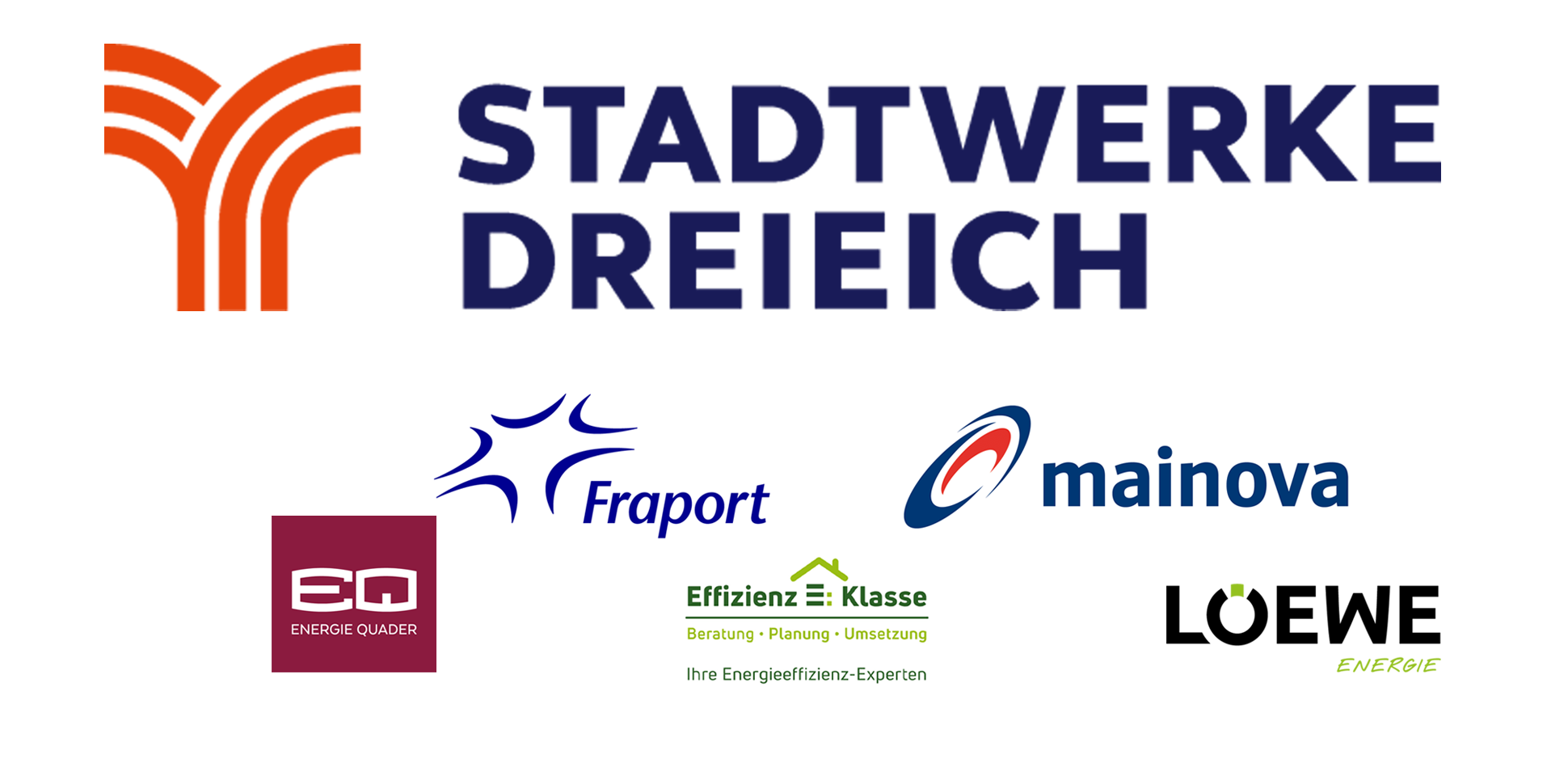 Logos der 5 Kooperationspartner des Studiengangs Energiewirtschaft BSC Dual