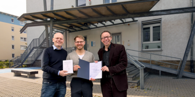 Tim Berger erster Doktor des Fachbereichs Wirtschaft 