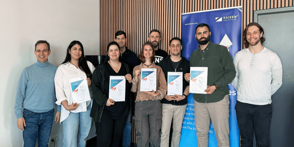 Auszeichnung für exzellente Leistungen im Lean Management durch Kaizen Institute