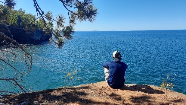 Nicolas am Lake Superior